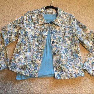 Ladies blazer jacket with matching top size S